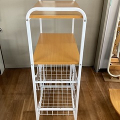 キッチンワゴン【町田市再生家具】250303の画像