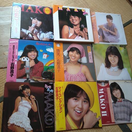 美品多数❗️石野真子LPレコード11枚❗️帯付9枚/見本盤2枚有