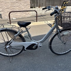 Panasonic電動アシスト自転車 シティタイプ シルバー
