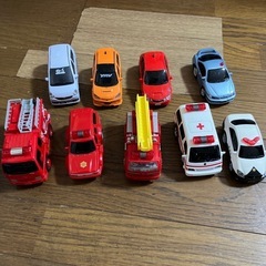 フルバック走行　働く車　11台