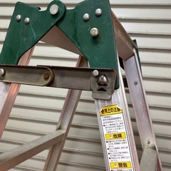 No.737ハシゴ兼用脚立3尺中古グリーンの画像