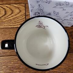 花柄のコーヒーカップの画像