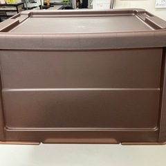 ロ2504-730　スライドボックスM ブラウン コロ付き キズ...