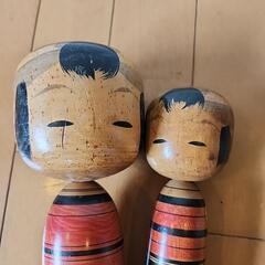 【昭和レトロ】 伝統こけし　作並系　鈴木昭二工人の画像