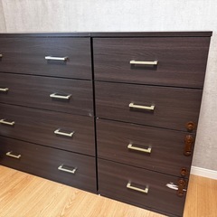 タンス、茶色、中古