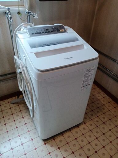 送料無料 店舗 NA-FA70H3 panasonic 洗濯機 旭川の生活 (モー助) 旭川 2017年製 洗濯機
