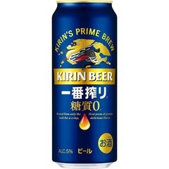 ②ｷﾘﾝ一番搾り糖質0生ﾋﾞｰﾙ 500ml缶