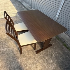 【無料お譲り致します】ダイニングテーブルセット　