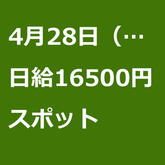 【スポット案件/急ぎ募集♦︎】【日給16500円】神奈川県…