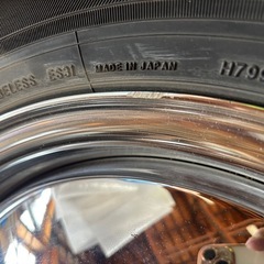 4本セットホイール ワーク レッドスレッド185/60R15 の画像