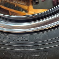 4本セットホイール ワーク レッドスレッド185/60R15 の画像