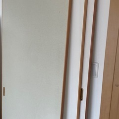 【5/6まで】無地の襖 3枚セット 差し上げますの画像