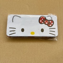 【新品未使用】キティーちゃん缶ケース