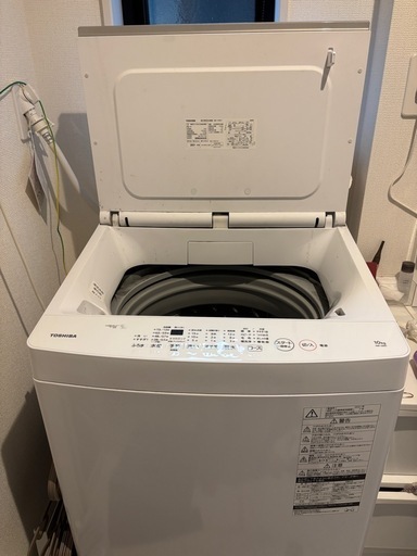 洗濯機.東芝10kg (K) 吉川の生活家電《洗濯機》の中古あげます