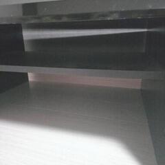 ブラック　長方形　ローテーブルの画像
