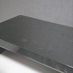 ブラック　長方形　ローテーブルの画像