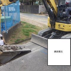 公道の水土管取替の作業員(土木作業員)の画像