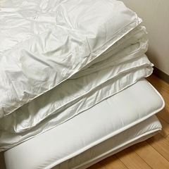 ニトリ　敷布団　掛け布団　セミダブル