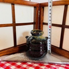 屏風台付　花瓶の画像