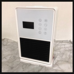 ꒰未使用꒱2way 加湿機能付き セラミック ファンヒーター 白