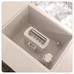 ꒰未使用꒱2way 加湿機能付き セラミック ファンヒーター 白の画像