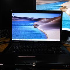 17インチ ノートパソコン 東芝 Dynabook Windows11 新品SSD256GB メモリ8GB GT540M Office2021 Blu-ray キーボード新品の画像