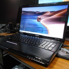 17インチ ノートパソコン 東芝 Dynabook Windows11 新品SSD256GB メモリ8GB GT540M Office2021 Blu-ray キーボード新品の画像