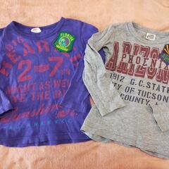 ジャンクストア　FОキッズ
100センチ
長袖Tシャツ　ロンT　3枚セットの画像