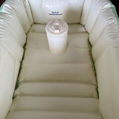 中古 リッチェル ふかふかベビーバス プラス 新生児~6カ月頃の画像