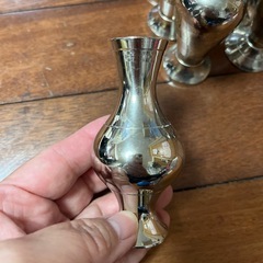 真鍮？一輪挿し。10個セットの画像