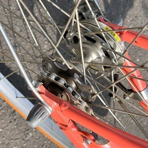 未使用品 ブリヂストン 26インチ自転車 ノルコグ/NOLKOG オレンジ 札幌