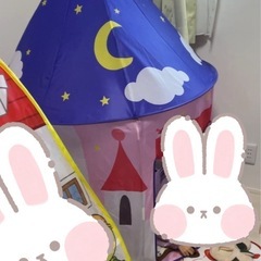 子供用　キッズ　テント　城の画像