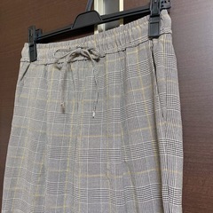 【GU】チェックパンツの画像