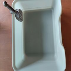 ライオン ニオイをとる砂専用 猫トイレ(砂はついていません) 　...