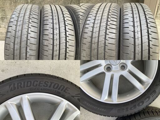 ☆165/55R15 軽自動車用 ☆タイヤは信頼のBS製 山は7mm弱☆ダイハツ ☆165/55R15 軽自動車用 ☆タイヤは信頼のBS製 山は7mm弱☆ダイハツ