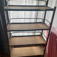 【条件あり】収納棚(籐製)