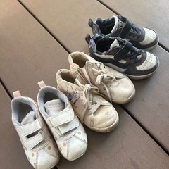 3足まとめて　有名ブランド靴16から17cm