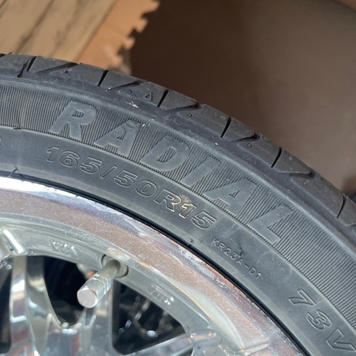 タイヤホイール　165/55r15