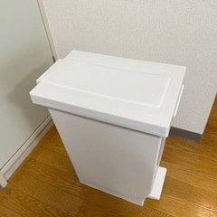 アスベル フタ付きゴミ箱 30L 白①の画像