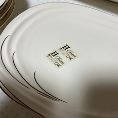 【電子レンジ・オープン対応】　未使用品　洋食器　大皿セットの画像