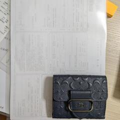 レディース　三つ折り財布　中古の画像