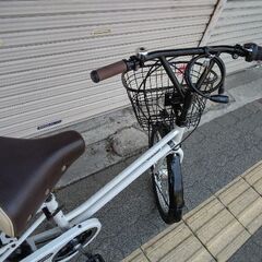 BRIGHTDAY[ブライトディ]20吋 コンパクト自転車 外装6段/LEDオート
