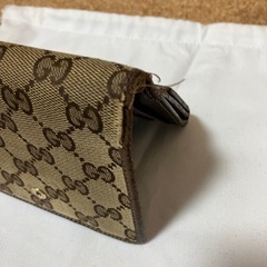 GUCCI グッチ 二つ折り 財布 GGキャンバス の画像