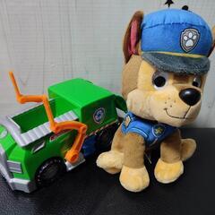 パウ・パトロール　クリーンクルーザー＆新品ぬいぐるみセット