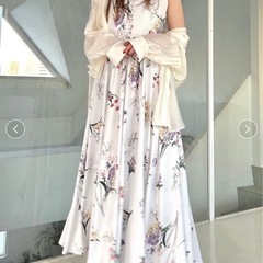 FRAY I.D ボタニカルプリントキャミソールワンピースの画像