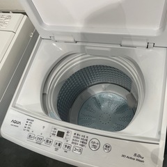 【ジモティー割】AQUA 2023年製 5.0kg 洗濯機（ID879）の画像