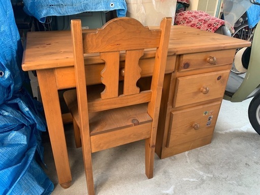 学習机　デスク　カントリー　パイン材