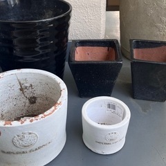 無印　テラコッタ　陶器　プランター　他　鉢類
