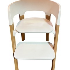美品☆STOKKE ステップスチェア◎ビーチナチュラル色