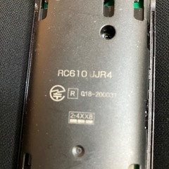 TCLテレビリモコン　RC610 JJR4の画像